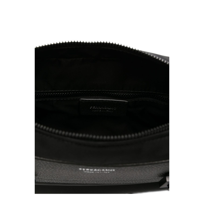 Nylon Crossbody Bag in Black
