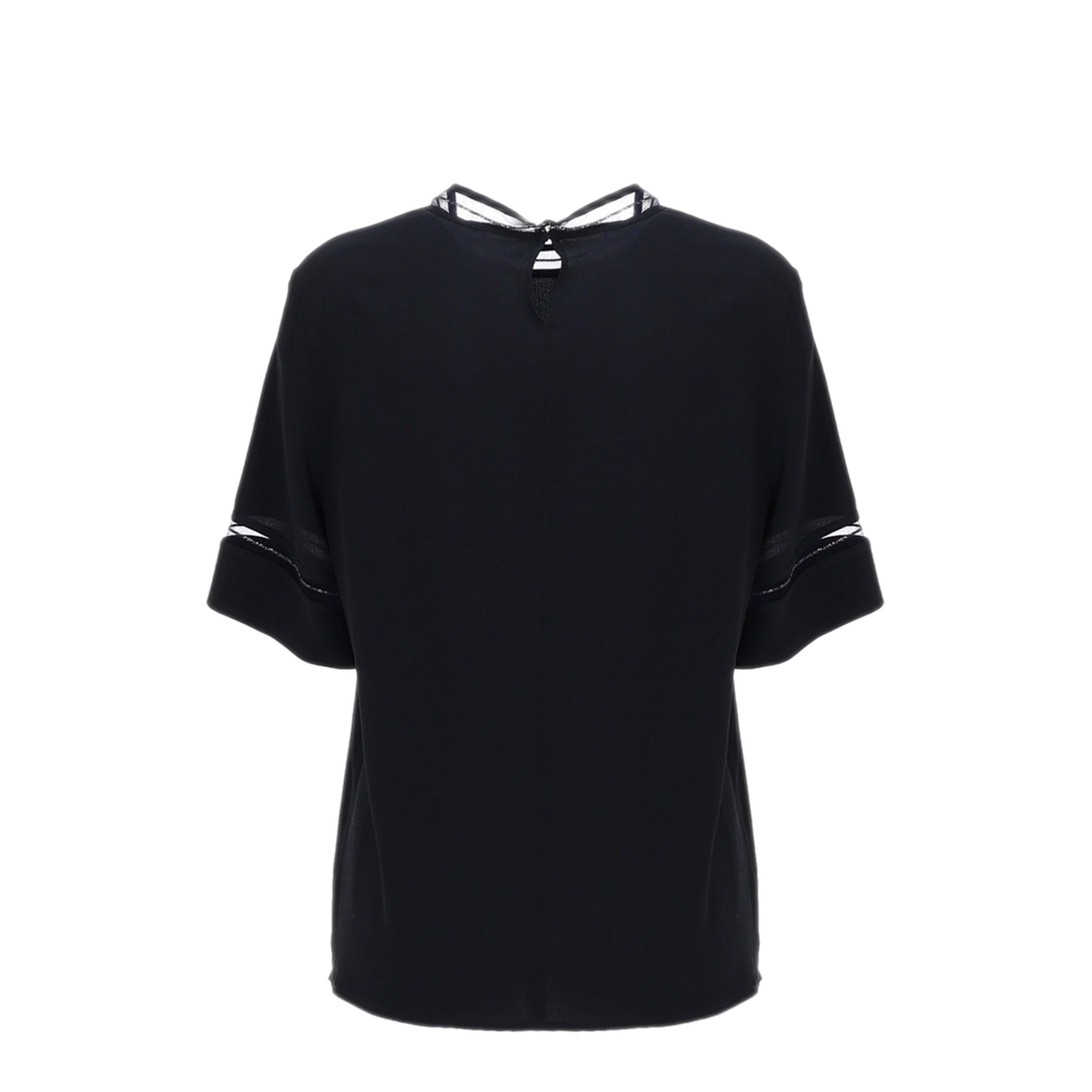 MAYFEYR - Fabiana Filippi - T Shirt With Transparent Details - TPD266F289L7755146