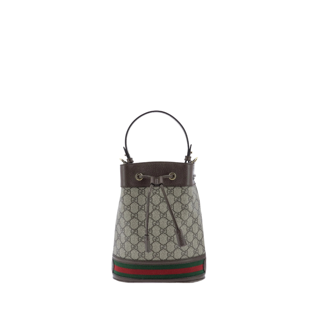 Ophidia GG Bucket Bag, Gold Hardware