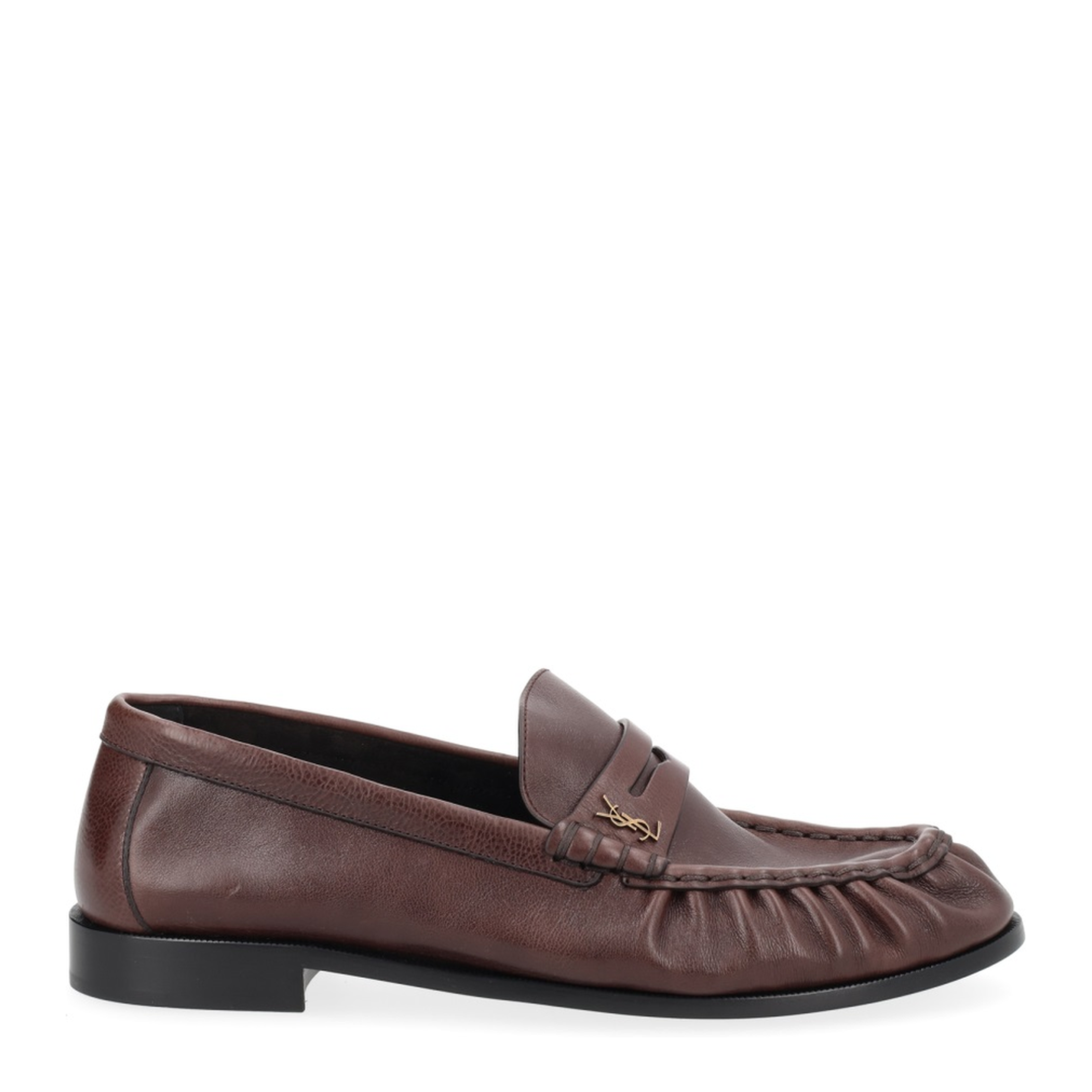 MAYFEYR - Saint Laurent - Loafer Supple In Matte Leather In Brown - 83947125VAA2128