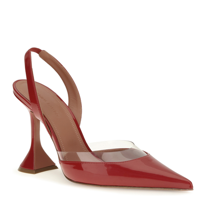 MAYFEYR - Amina Muaddi - Lara Slingback Pumps - 18S366697LARWINTERREDP