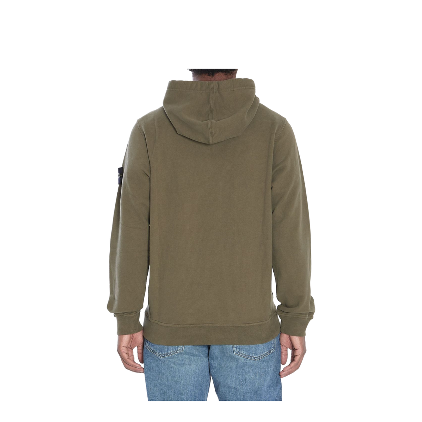 Hooded Sweatshirt in Brushed Organic Cotton Fleece