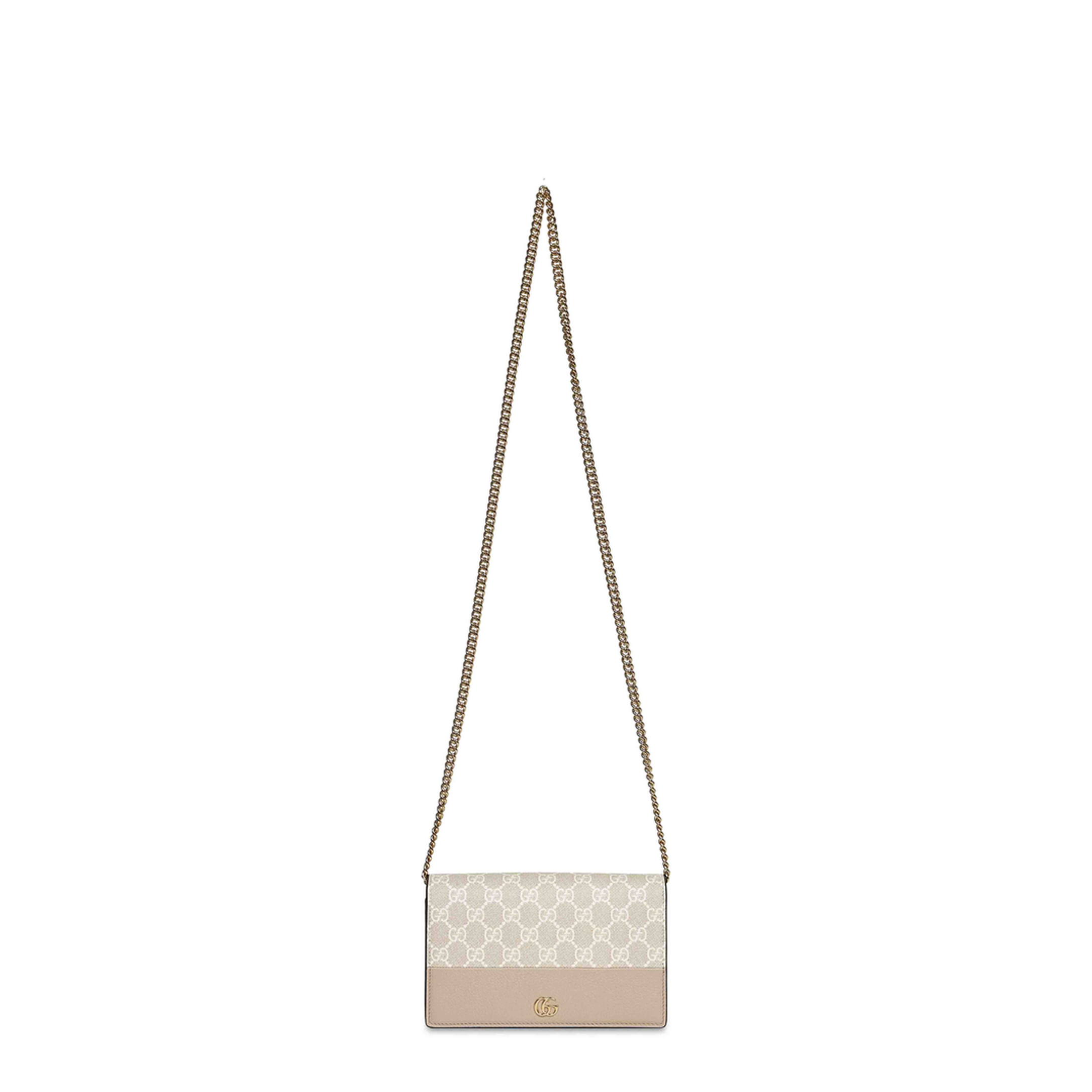 Marmont Mini Chain Clutch Bag - Beige