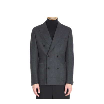 MAYFEYR - Tonello - Grey Wool Blend Jacket - L6GV0505494R990