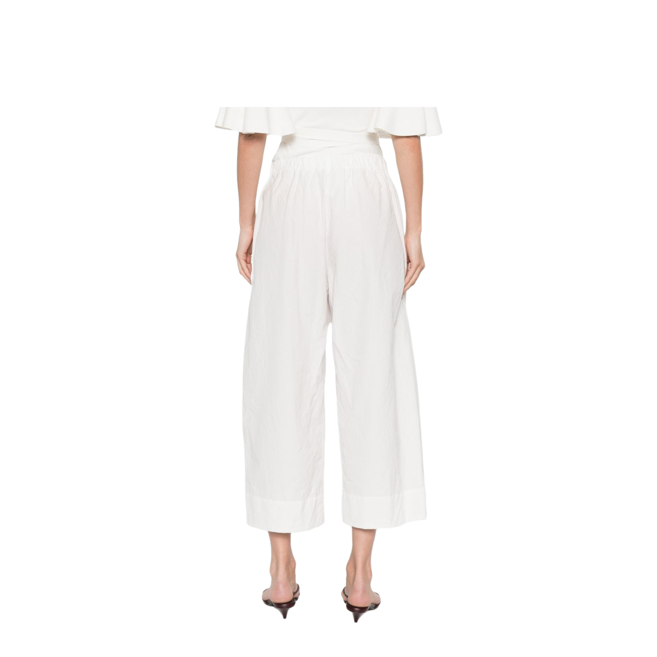 MAYFEYR - Apuntob - Trousers White - P1979TS940MERINGA