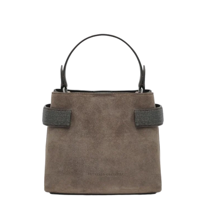 Top-Handle Essence Small Bag With Precious Bands