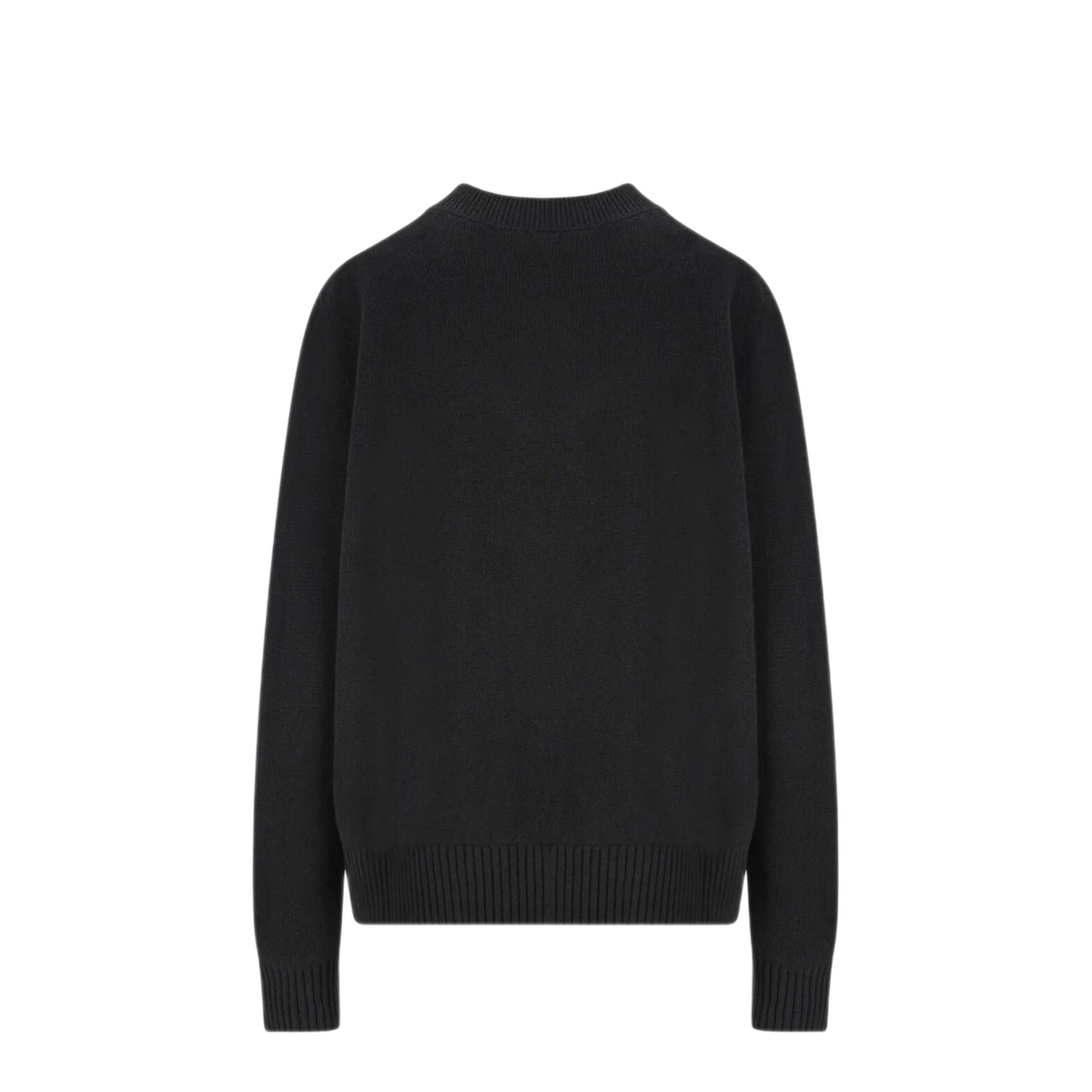 Black Wool and Cashmere Sweater