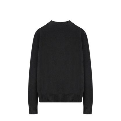 Black Wool and Cashmere Sweater