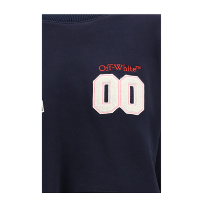 MAYFEYR - Off-White - Royal Patch Cropped Sweatshirt - 2BA07ES26FLE001