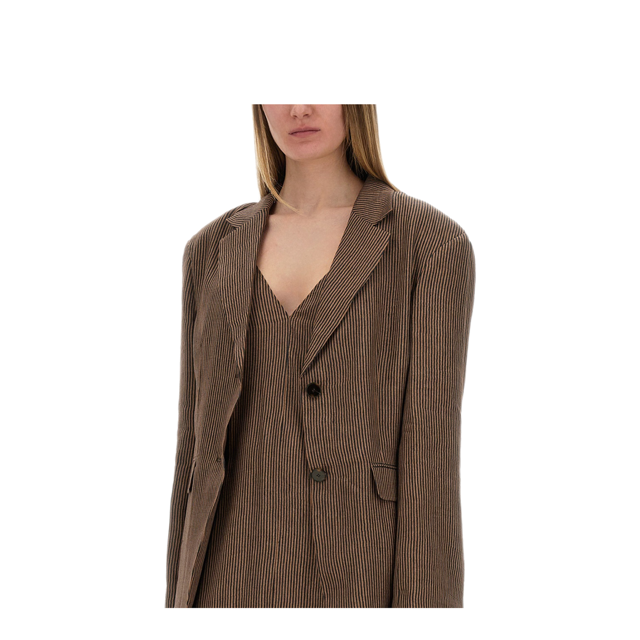 MAYFEYR - Alysi - Micro Stripes Blazer - 105832P5235CHOCO