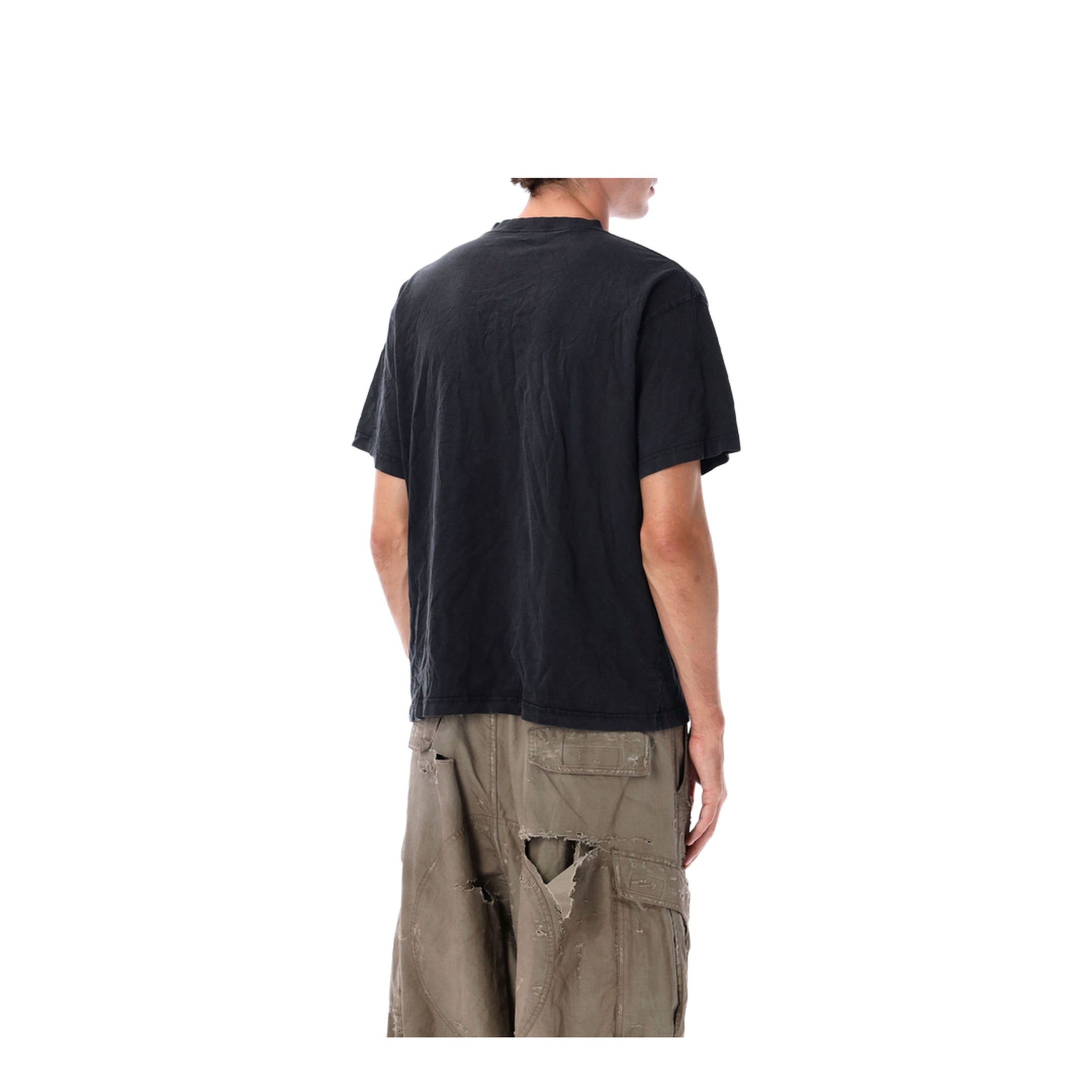 Standard T-Shirt Regular Fit in Black Faded