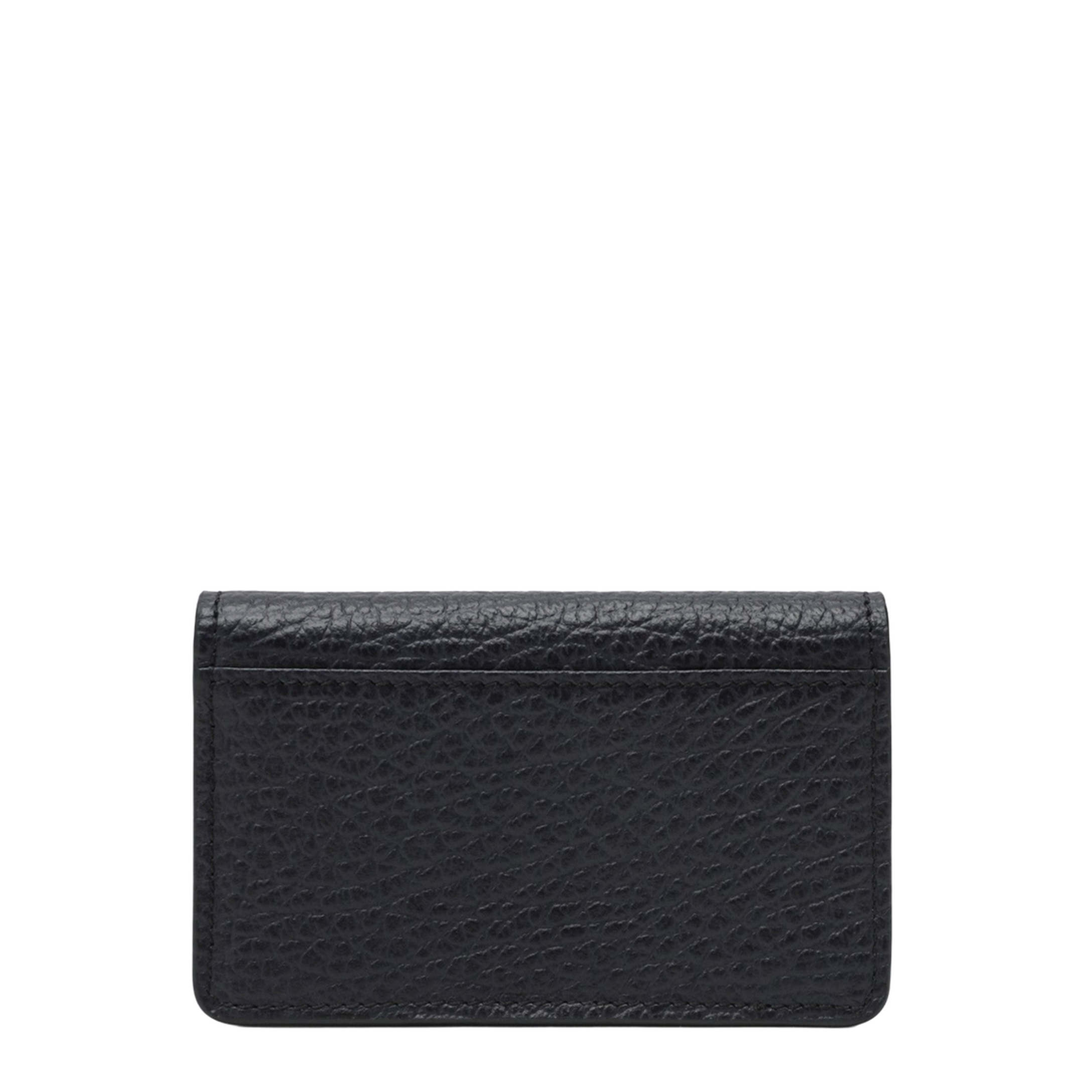 Four Stitches Gray Cardholder