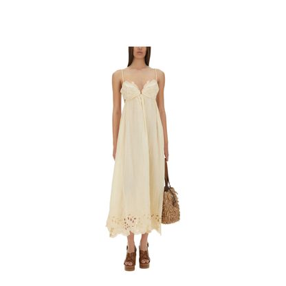 Coco Embroidered Long Dress