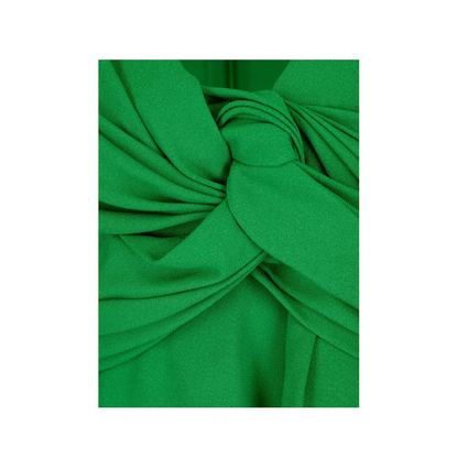 MAYFEYR - Celine - Sabl V Neck Draped Dress - 2R294865C30RD