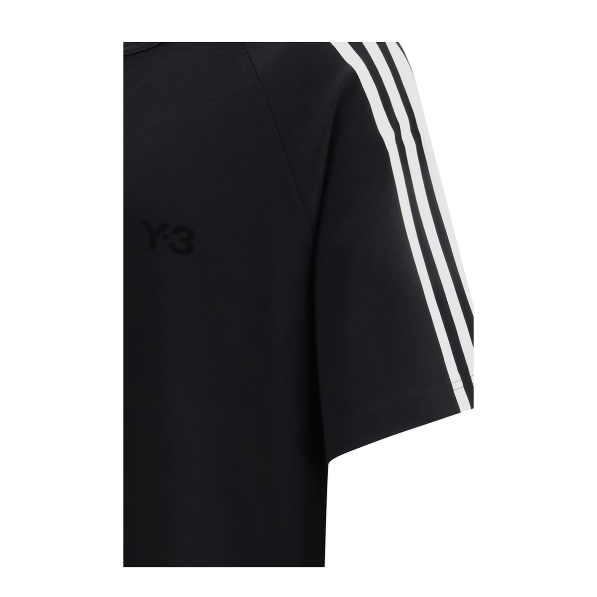 MAYFEYR - Y-3 - Short Sleeve T Shirt With 3 Stripes - JW7352BLACK