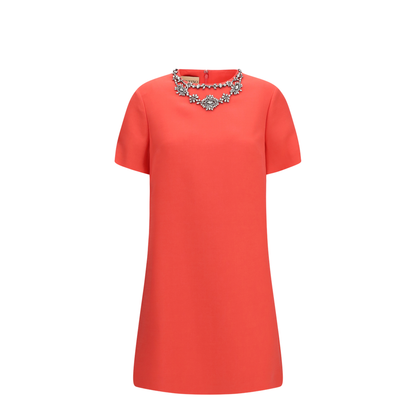 MAYFEYR - Valentino - Embellished Crew-Neck Dress - 9B3VAKK51CF
