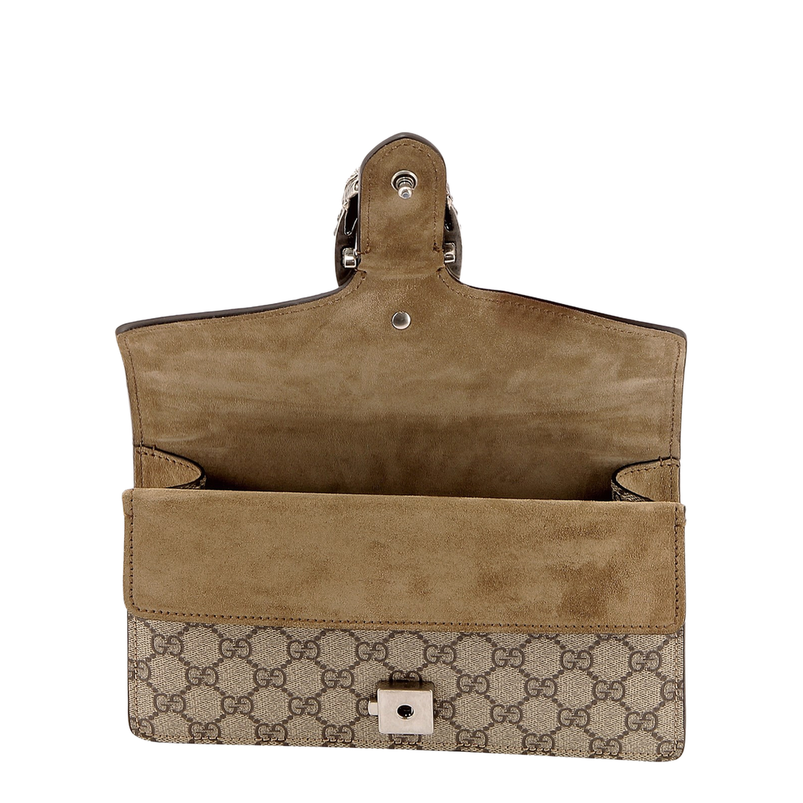 Dionysus Canvas Wallet On Chain - Beige