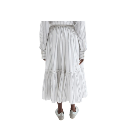 Striped Lightweight Cotton Skirt