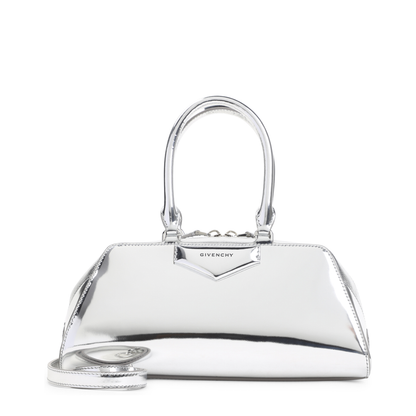 Small Antigona East-West Bag in Laminated Leather