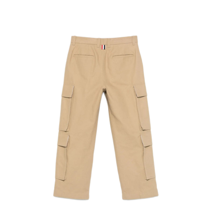 MAYFEYR - Thom Browne - Utility Chino Cargo Trouser In Washed Cotton Canvas - MTU343U07738275