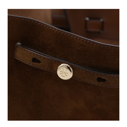 Romy Leather Shoulder Bag - Brown