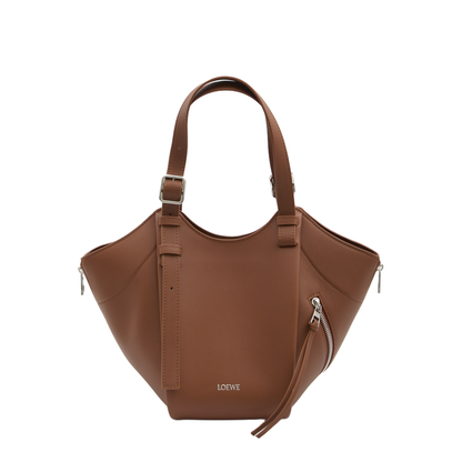 Hammock Flip Bag In Classic Calfskin - Squirrel