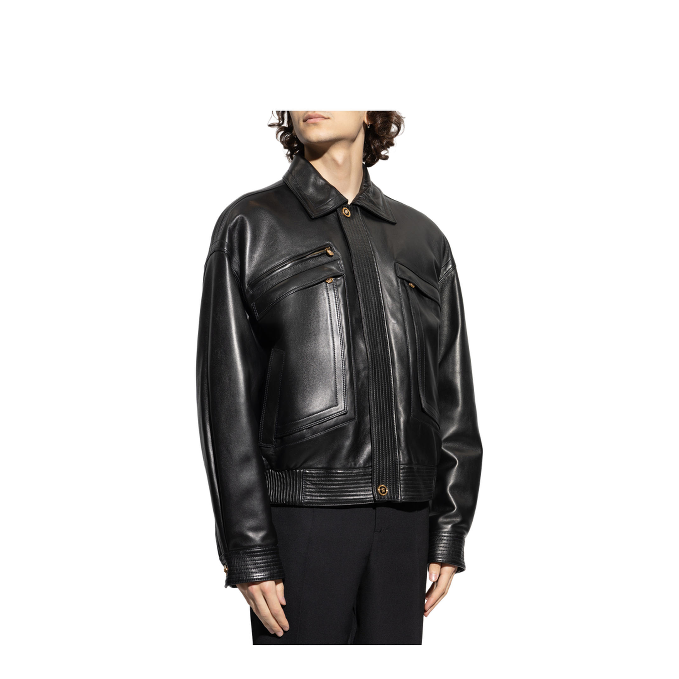 Leather Clothing Black