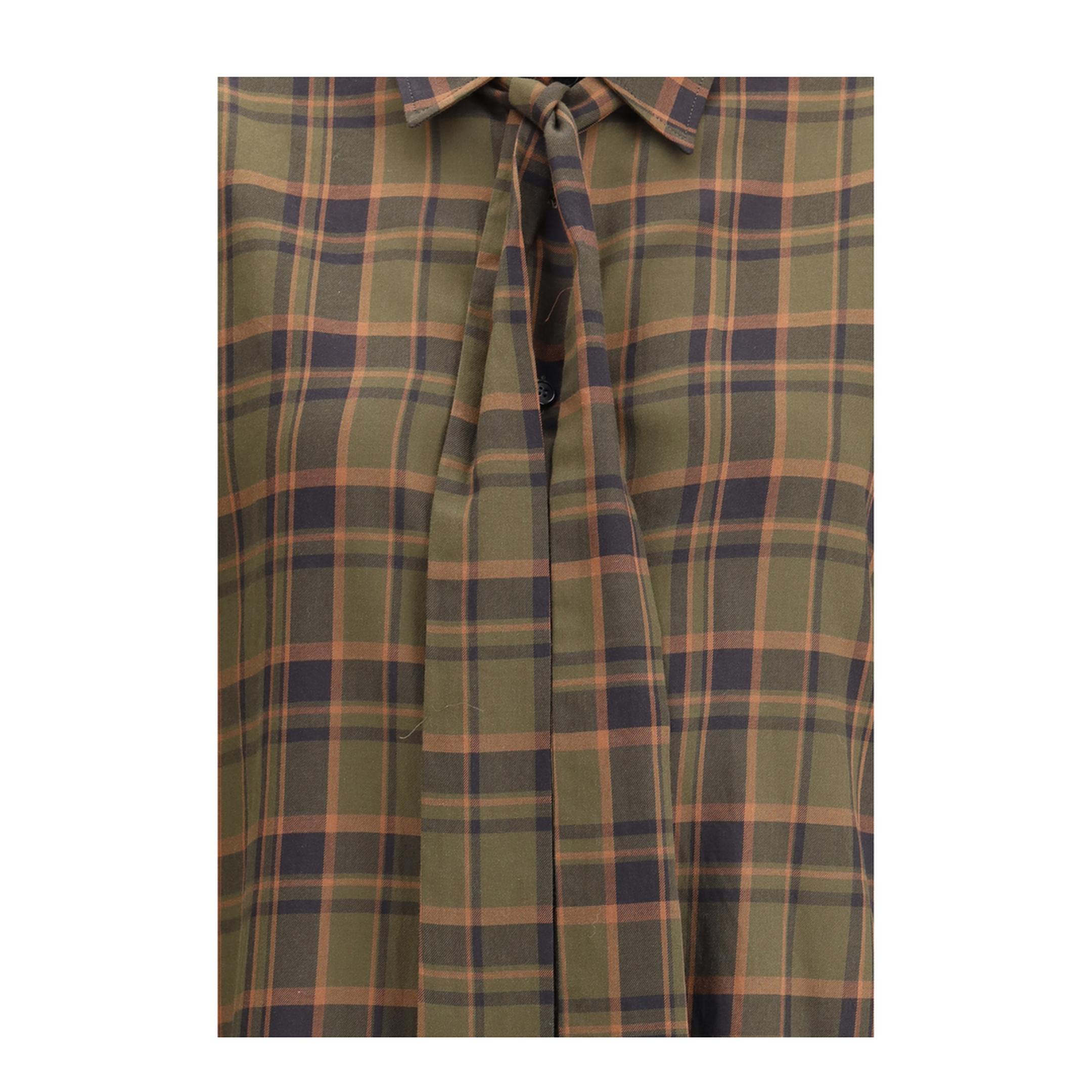 MAYFEYR - Saint Laurent - Cassandre Check Lavallière Shirt - 838890Y33IA