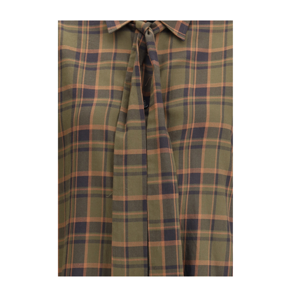 MAYFEYR - Saint Laurent - Cassandre Check Lavallière Shirt - 838890Y33IA