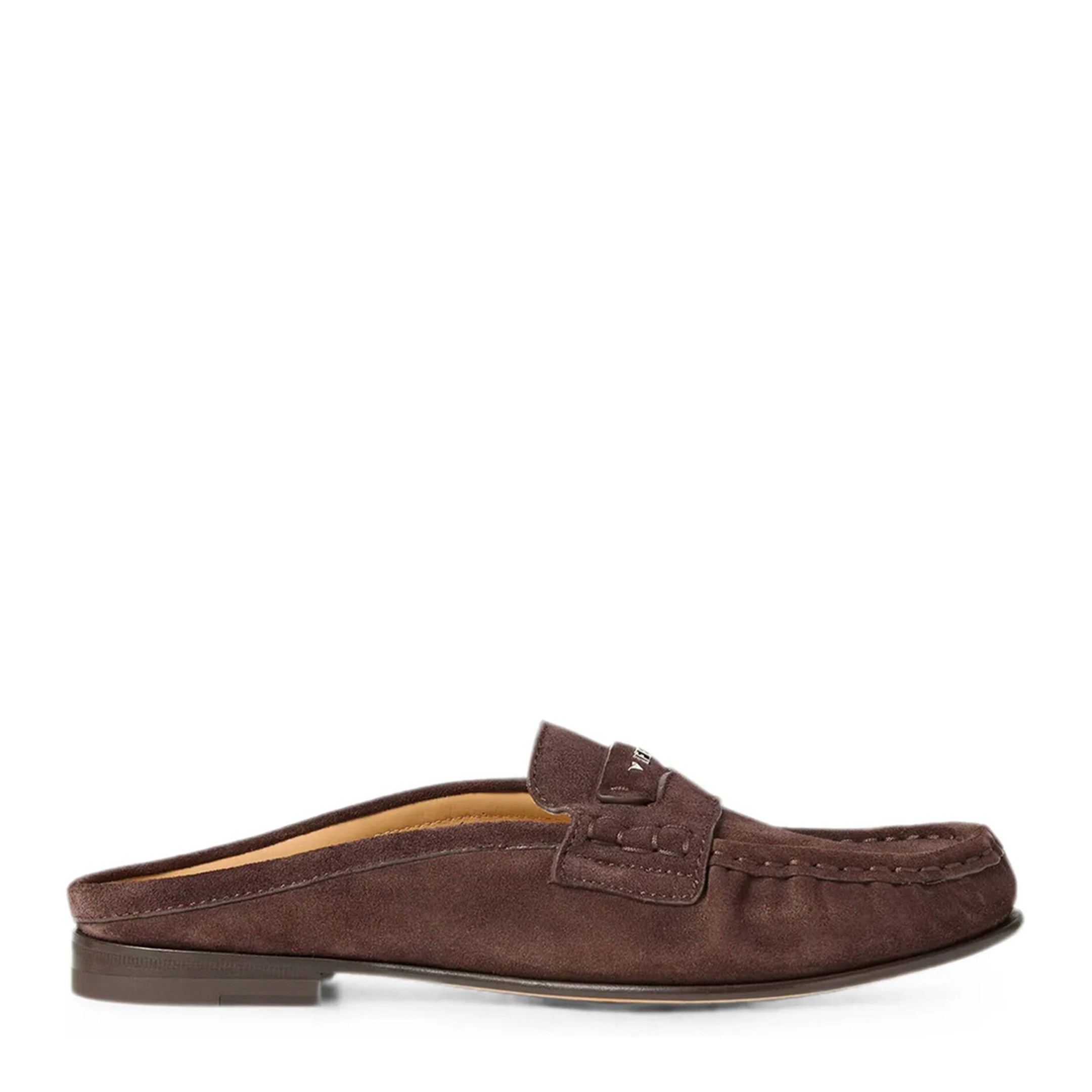 MAYFEYR - Fendi - Brown Suede Moccasin Mules - 8R9194QK9F1UV7