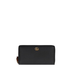 Bamboo Tab Long Wallet, Gold Hardware