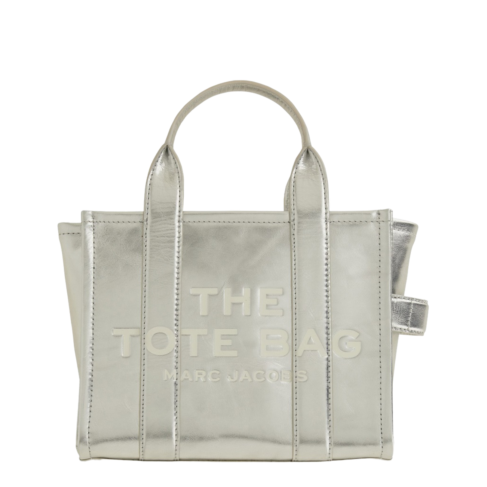 The Metallic Leather Small Tote