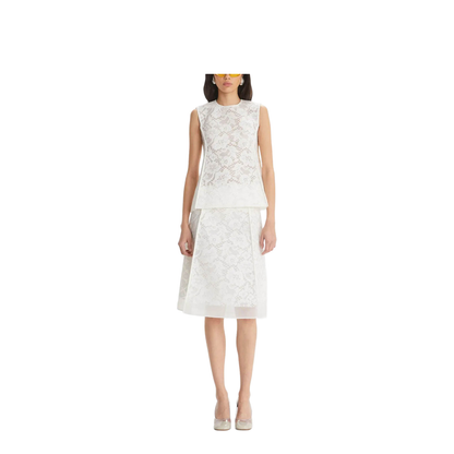 White Lace Skirt