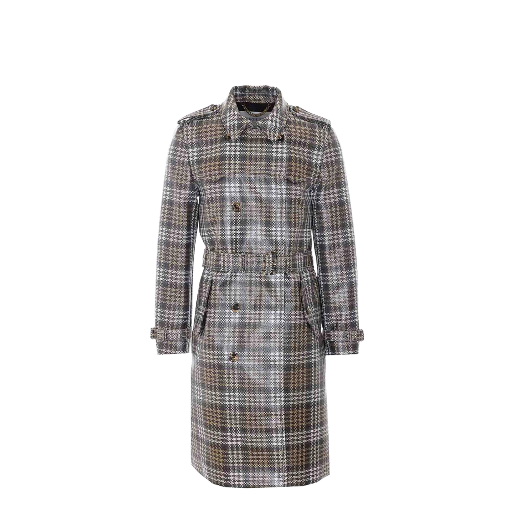 MAYFEYR - Burberry - Brown And White Foxfield Trench - 8125430