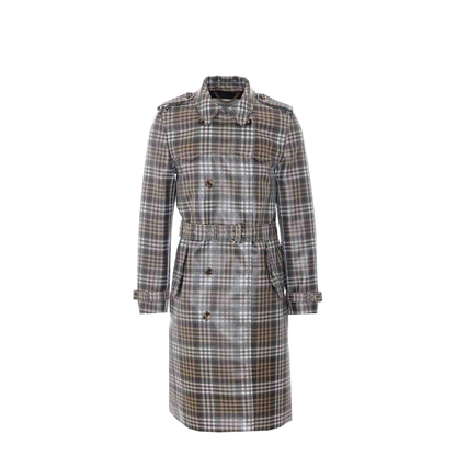 MAYFEYR - Burberry - Brown And White Foxfield Trench - 8125430