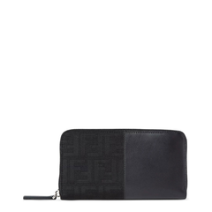 Ff Jacquard Zip Around Wallet
