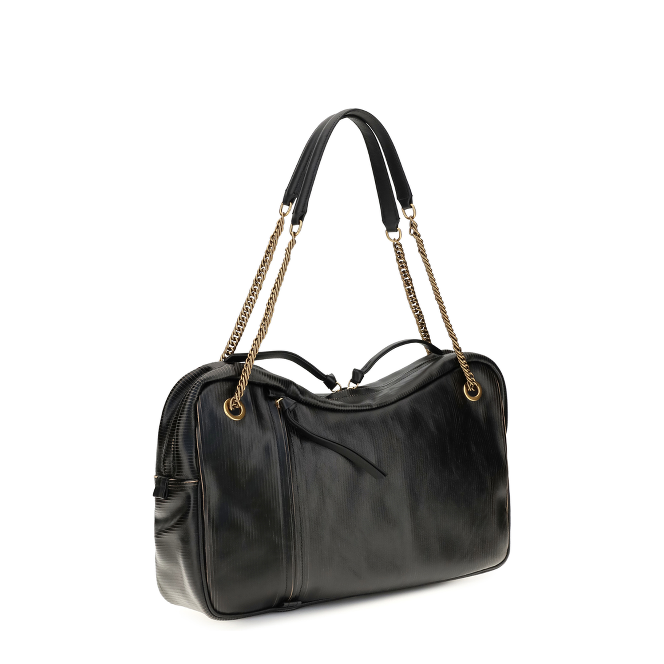 MAYFEYR - Vivienne Westwood - Large Dolce Textured Leather Shoulder Bag - 4601000JWL00EN