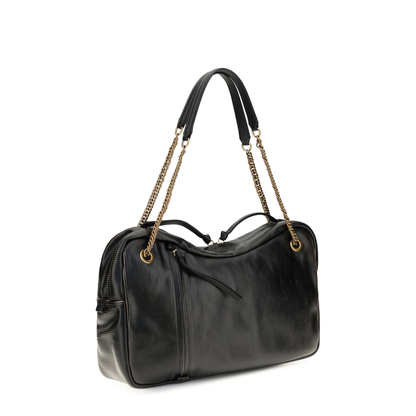 MAYFEYR - Vivienne Westwood - Large Dolce Textured Leather Shoulder Bag - 4601000JWL00EN