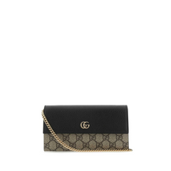 GG Marmont Chain Wallet, Gold Hardware