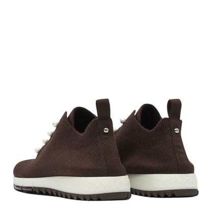 MAYFEYR - Jimmy Choo - "Veles" Sneakers - VELESPZGXCHOCOLATE