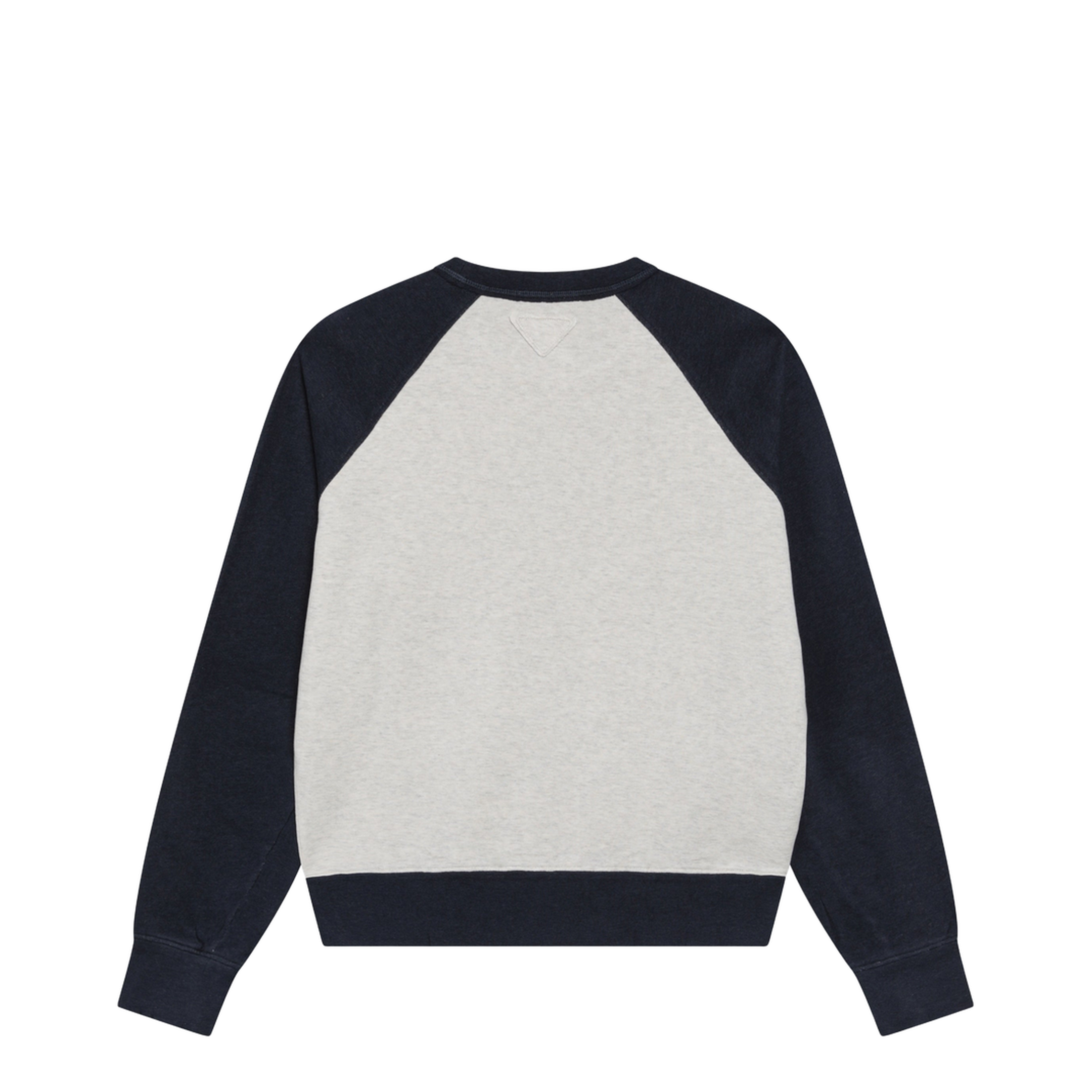 MAYFEYR - Prada - Natural Navy Blue Cotton Crewneck Sweatshirt - 134732OOO6376F056F
