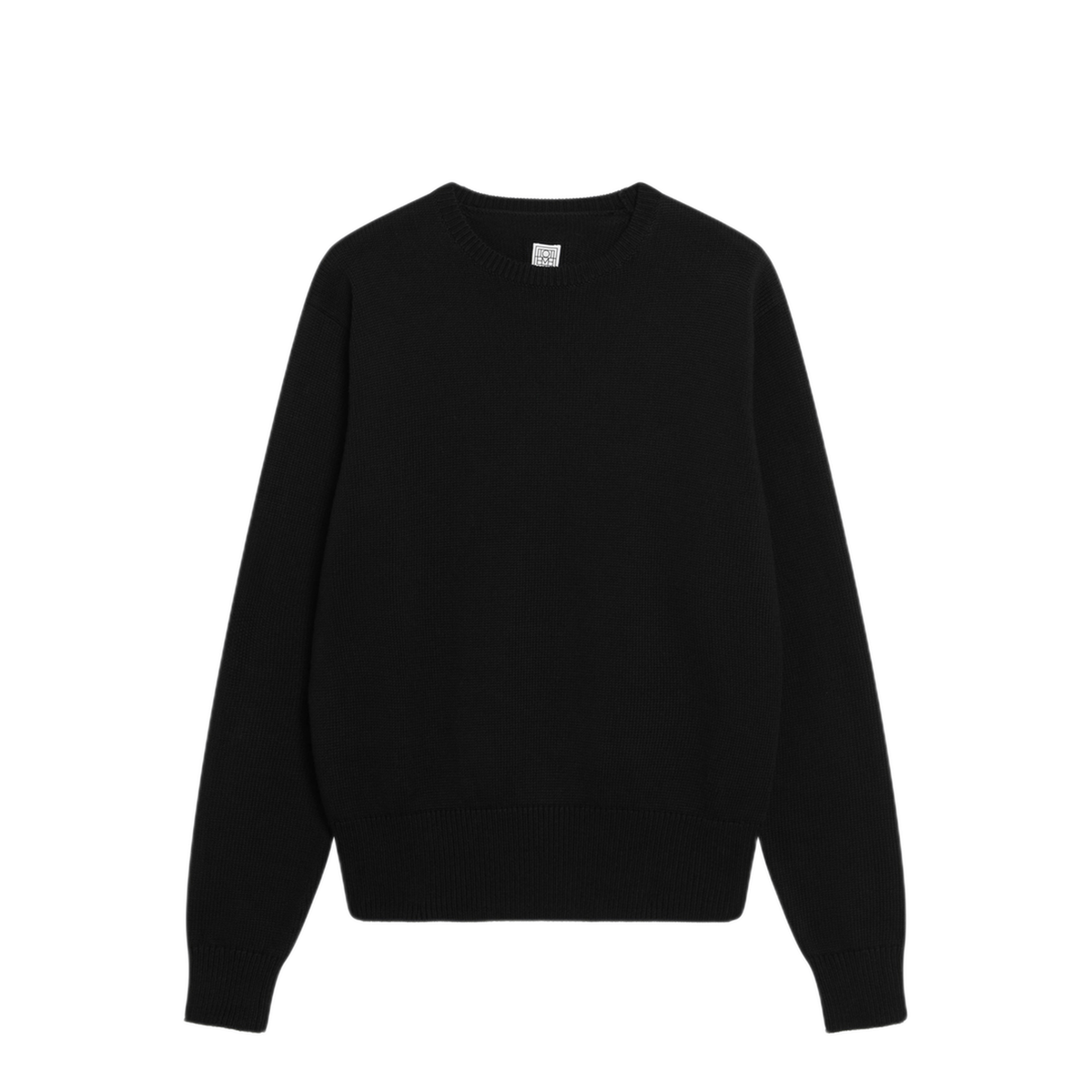 MAYFEYR - Toteme - Black Cotton Crew Neck Jumper - 262WRT0613YA0276001
