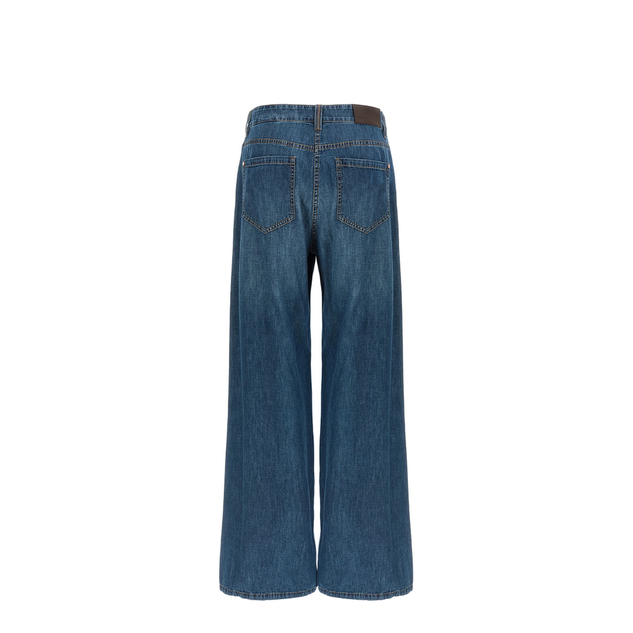 Women's Wide Leg Denim Jeans Blue