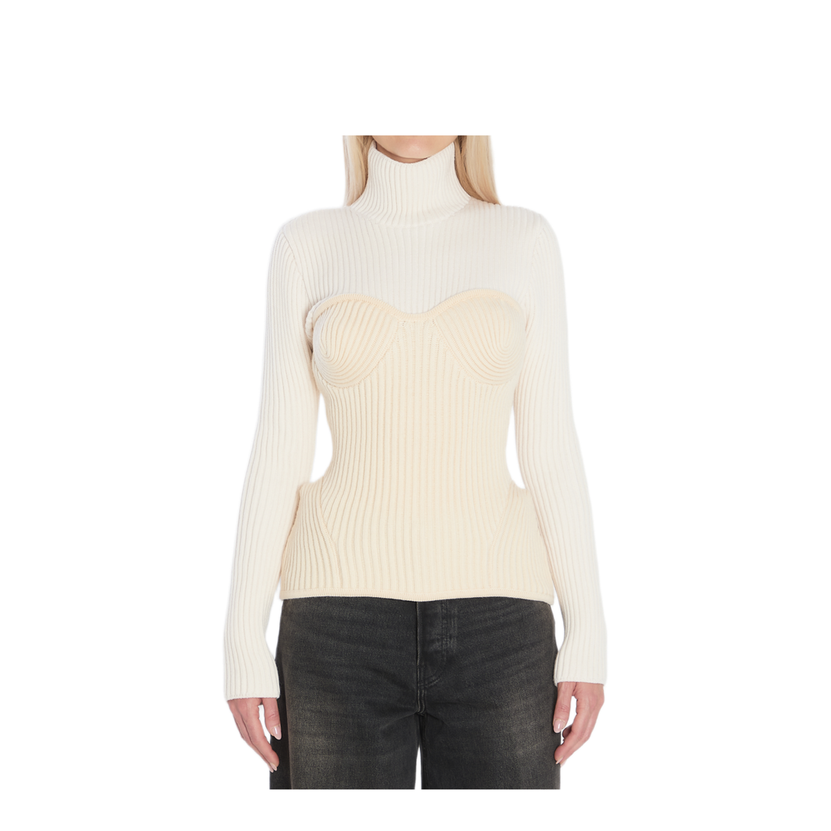 MAYFEYR - Jean Paul Gaultier - Ribbed Knit Pullover - WPO005K0010103
