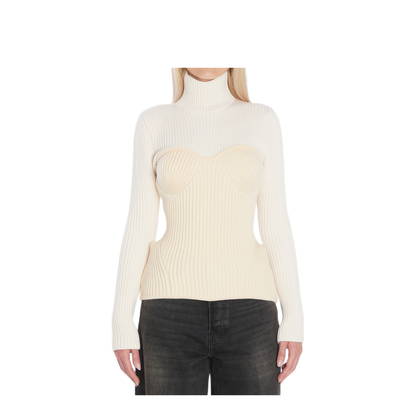 MAYFEYR - Jean Paul Gaultier - Ribbed Knit Pullover - WPO005K0010103