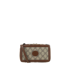 GG Supreme Mini Vintage Shoulder Bag, Gold Hardware