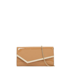 Jimmy Choo patent leather emmie clutch