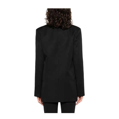 Black Virgin Wool Blazer