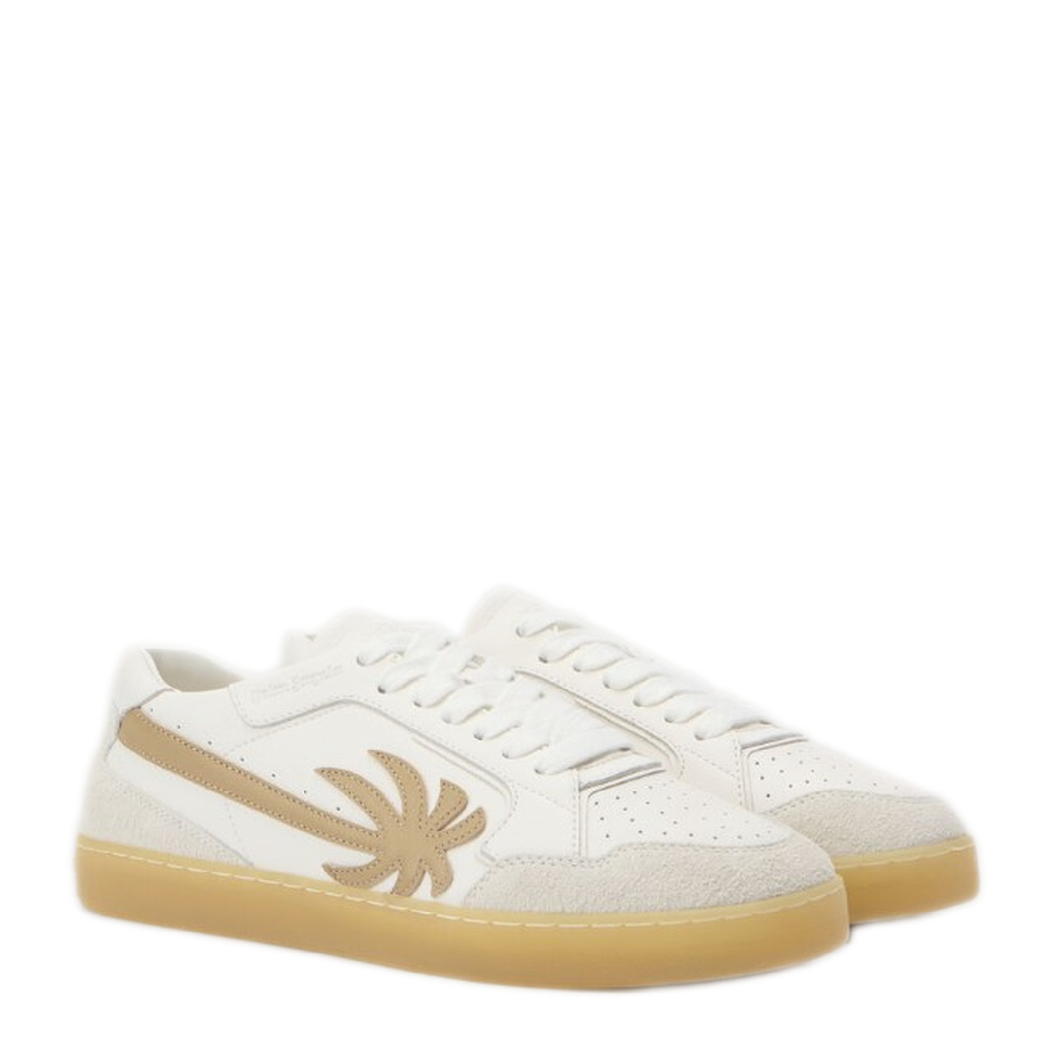 MAYFEYR - Palm Angels - New Palm 1 White - Beige - PMIA099F25LEA0010161