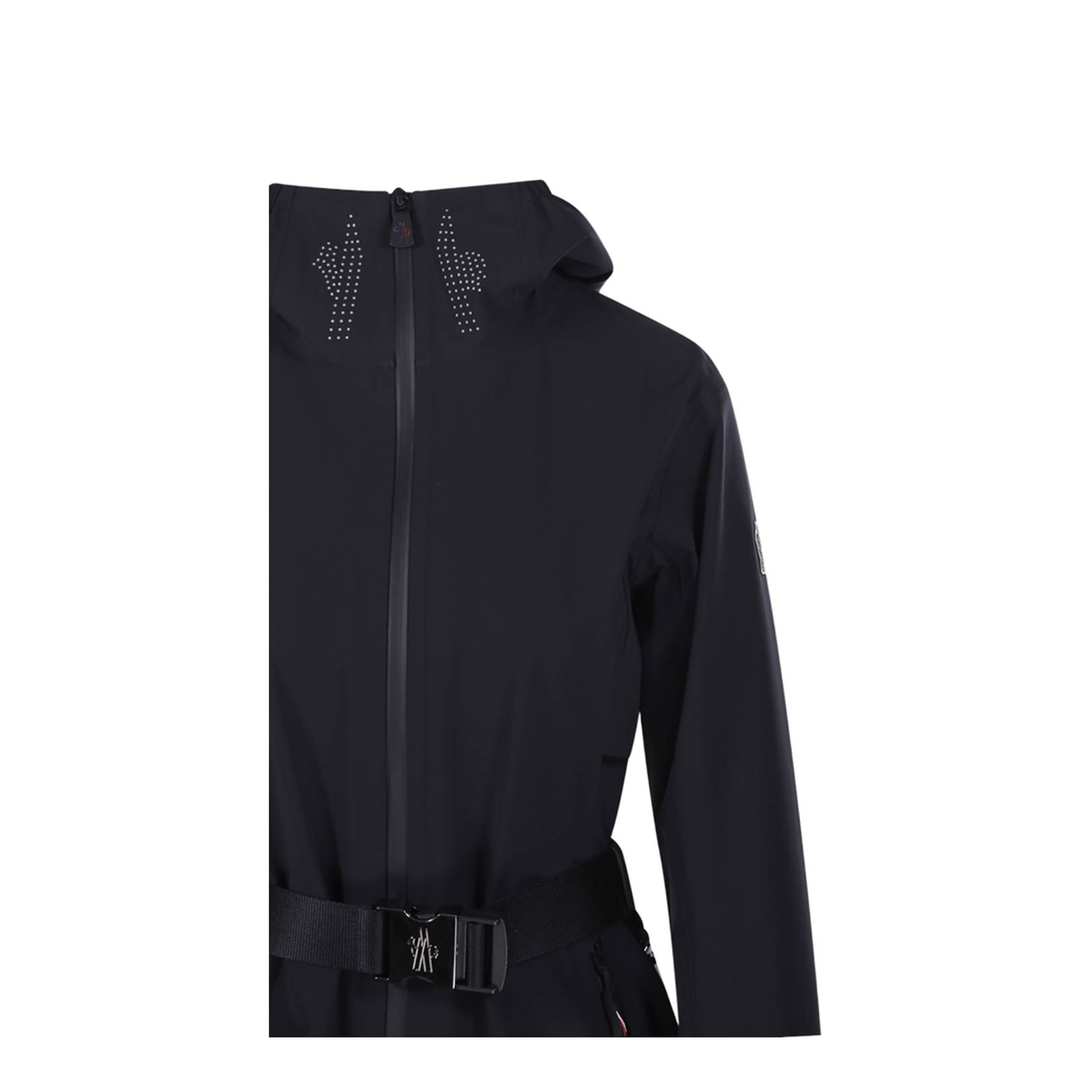 Black Stretch Nylon Fex Jacket